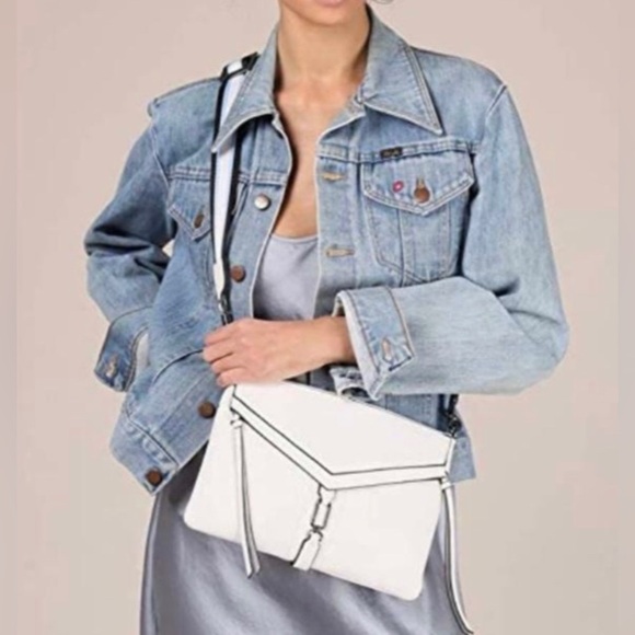 Women’s Crossbody Handbags Botkier Trigger Flat Zip Leather AUTHENTIC NEW Bag - Picture 5 of 13